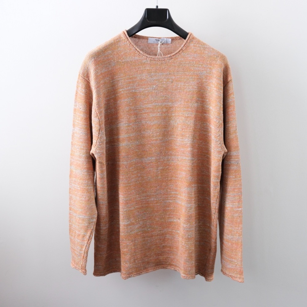 Inis Meain Orange Marl Linen Tunic